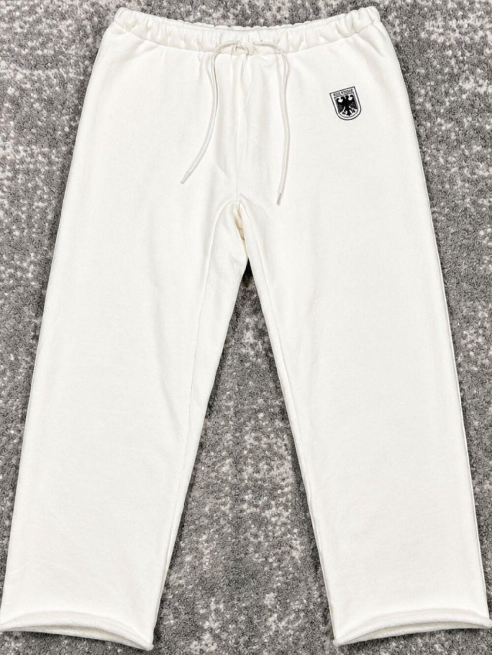 Kanye West Yeezus White Cotton Sweatpants Y2K Streetwear Yeezy Style Pants